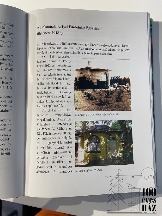 100 éves ház Villa Balatonakarattya Kültér fotó